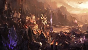 Depiction of the least-played map, Crystal Star
